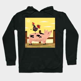 The Pig and The Rooster Hoodie